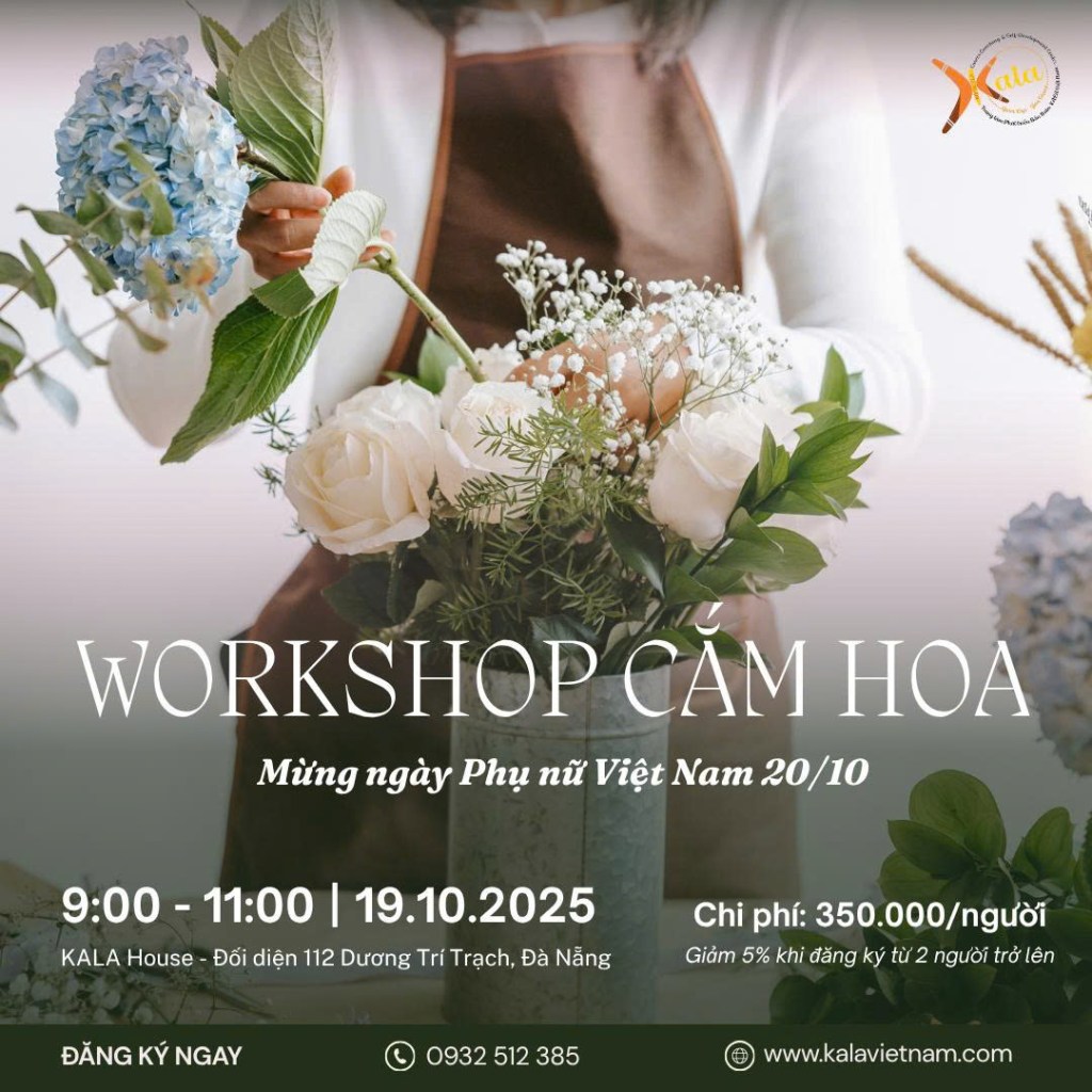 Vietnamese Women’s Day Flower Arrangement Workshop&nbsp;💐