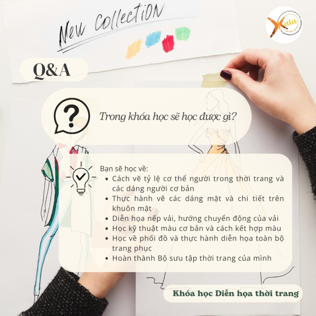 🎨 Học gì ở Khóa Diễn Họa Thời Trang tại KALA Việt&nbsp;Nam?